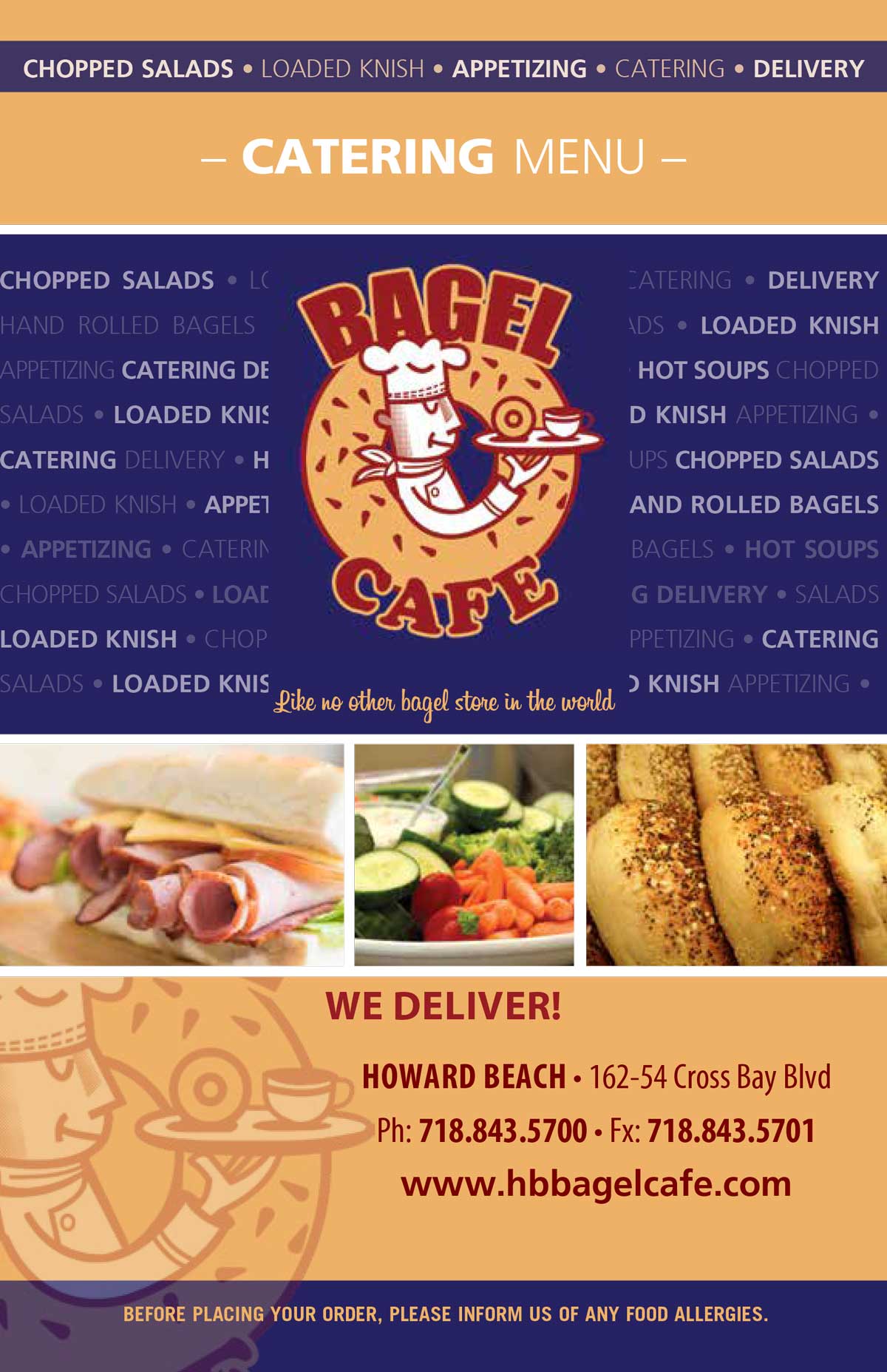 Howard Beach Bagel Cafe Menu